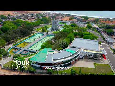 The Beauty of Accra High Street from the sky