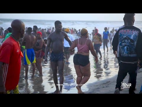 Holiday at the beach of Accra  #tourghana #ghanamostbeautiful