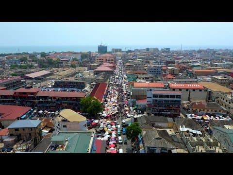 Wow! One of the busiest places in Accra  #TourGhana